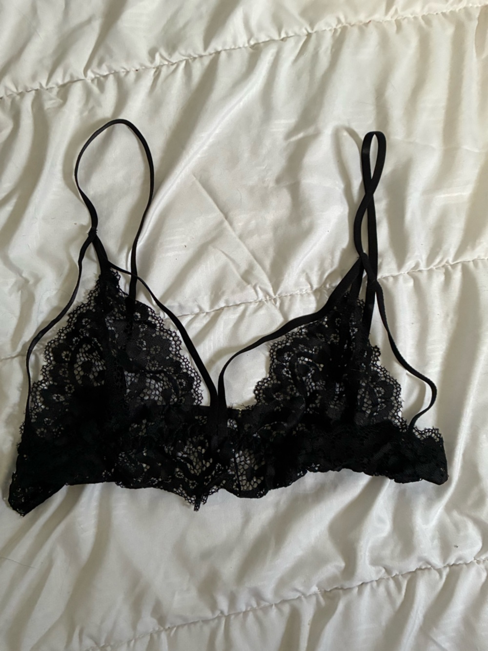 3/15$ Black Lace bralette - Women's Intimates